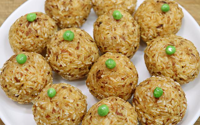 天凉应顺应时节多吃莲藕，教你做脆皮莲藕丸子，外脆里糯，很好吃