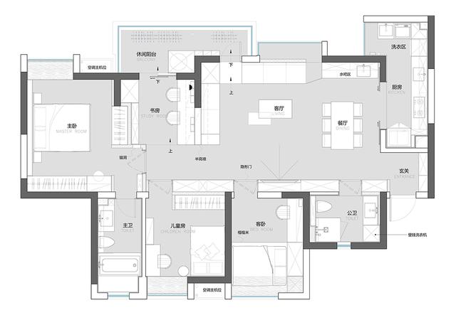 143平米的房这样装修，空间大了1倍，装修只花了17万