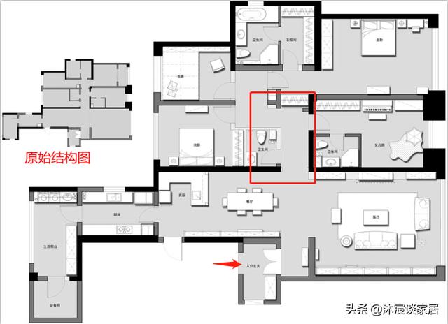 成都主妇打造的新家，奶白色美式风很清爽，室内温馨优雅不失浪漫