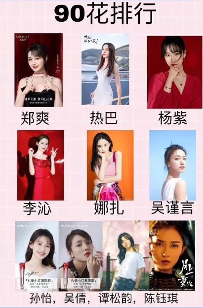 乘风破浪姐姐；angelababy新戏；90后小花排位；浙江卫视播出安排|影视交流地