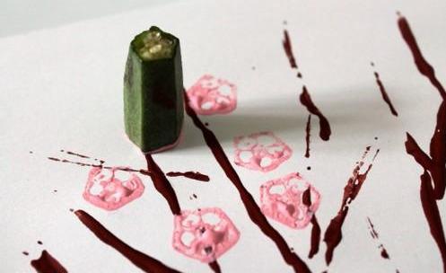 『超级宝妈』周末亲子时光,带孩子玩「蔬菜画」,材料简单作品惊艳