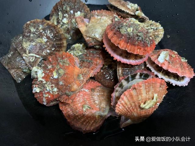 萝卜丝拌扇贝，海边人家的特色菜，多做1步，萝卜清爽好吃无涩味