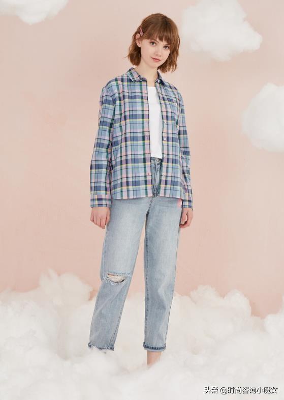 最时尚觉得穿格子衬衫太古板了吗？这样穿，青春显活力哦