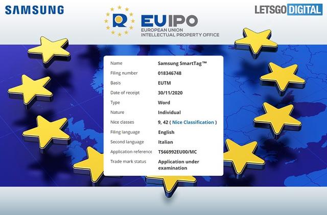 三星申请SmartTag商标 或于2021年初发布智能追踪器