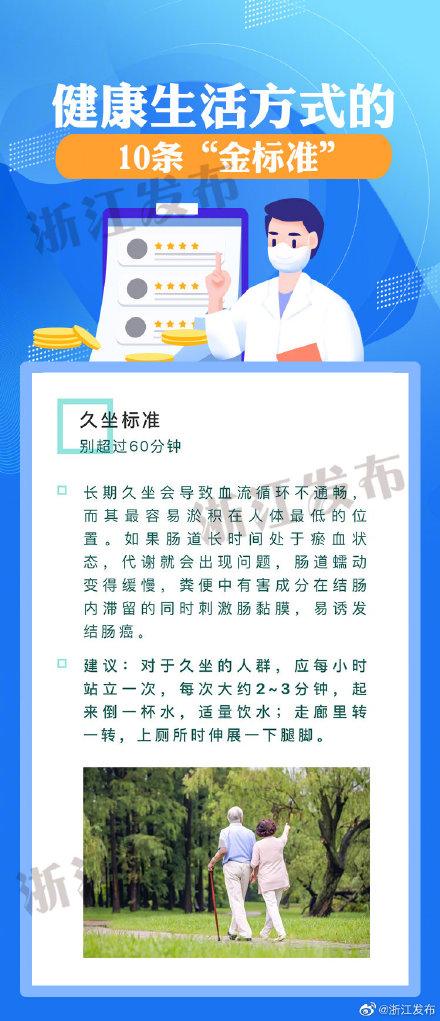 健康生活方式的10条“金标准”，你都做到了吗？