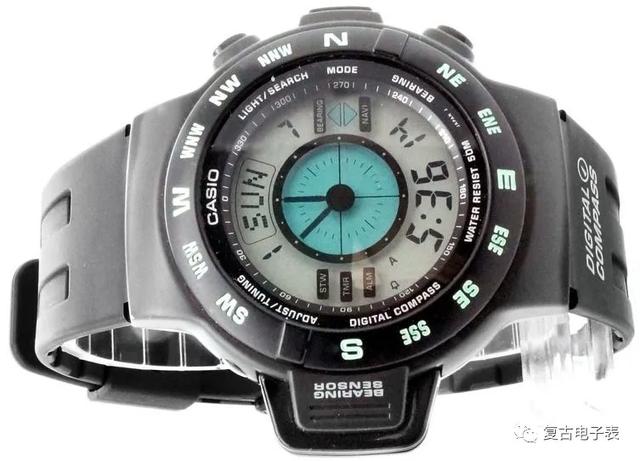 卡西欧首款罗盘功能手表——CASIO CPW 100