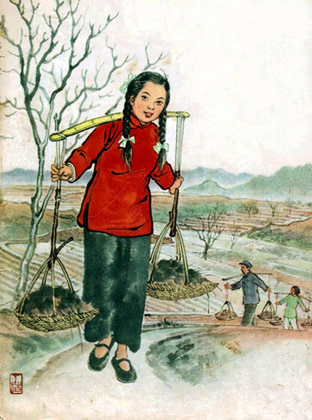 六十年代农村年画