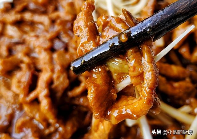 京酱肉丝最家常好吃的做法，用料普通，做法简单，口感嫩滑