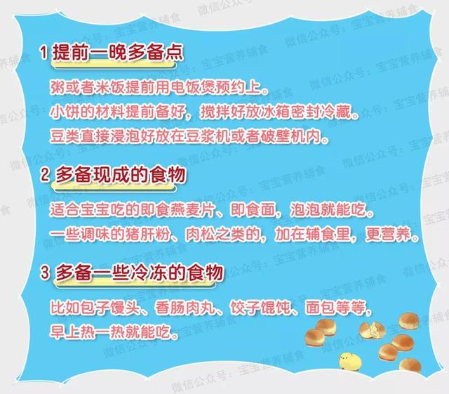 你的育儿经■娃的早餐最好吃够有4种食物！90%的宝宝都少吃了~宝宝辅食