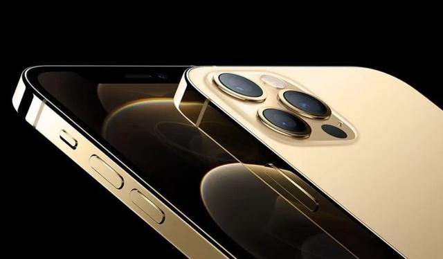 金色版苹果iPhone 12 Pro具有更耐指纹的不锈钢边框