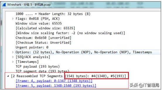 Wireshark数据包分析实战：TCP报文段重组