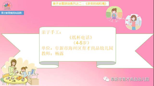 你的育儿经|「阜新育才教育集团尚品园·亲子活动」系列之二《多变的线和绳》（4-5岁）（二）