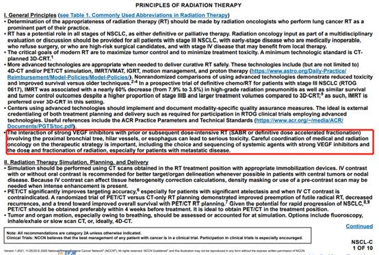 一文梳理 | 2021 V1 NCCN非小细胞肺癌更新要点