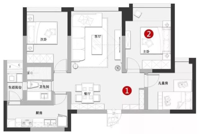 北欧风格是什么意思？123平米的三居室这样装修好不好？