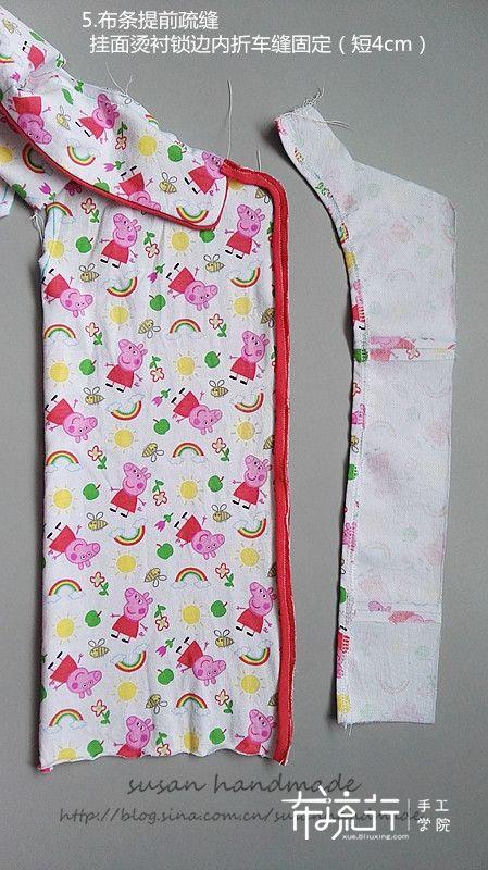 玻璃球的空气|小翻驳领儿童家居服,附过程&公式图纸教学