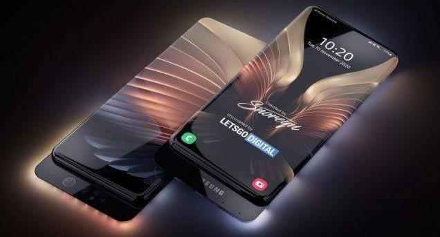 三星公司申请新专利：100%屏占比，前后都是手机屏造型极惊艳