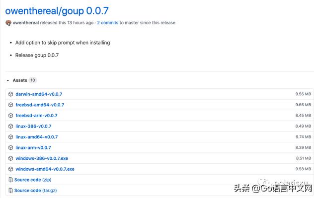 终于找到了一款我喜欢的安装和管理 Go 版本的工具