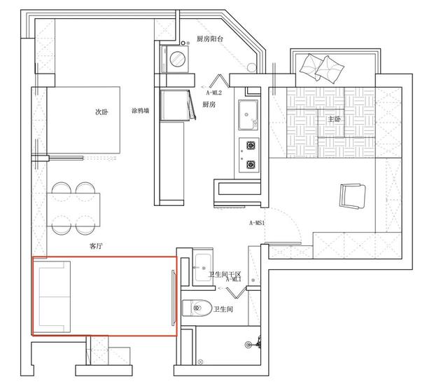 53㎡小户型住下三代人，有娃之家也能入住一年0杂物