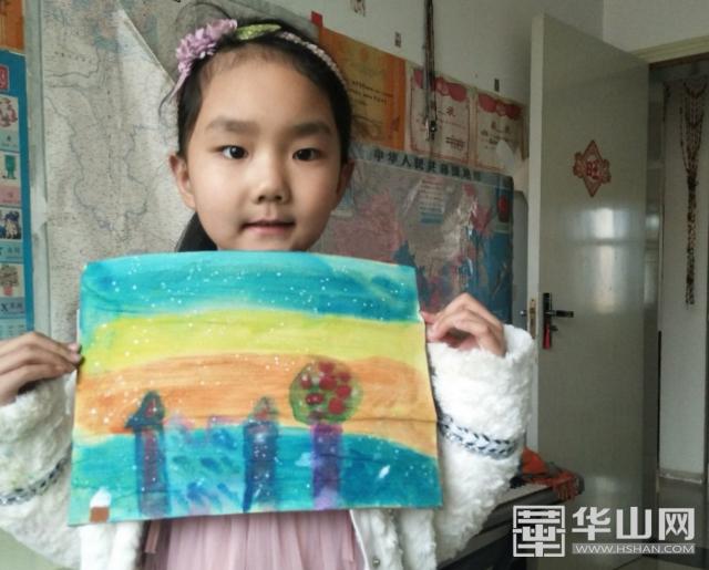 「超级宝妈」水彩汩汩 共绘绿水蓝天——高新区第一幼儿园大二班水彩画活动纪实