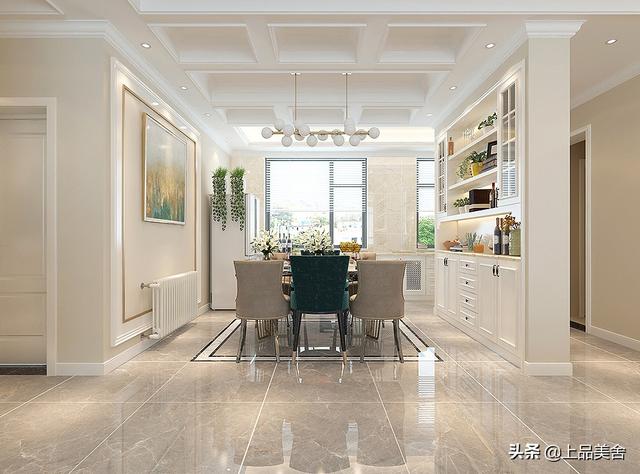 忍不住晒晒表哥家的美式风装修，全屋精致耐看，被客厅设计迷住了