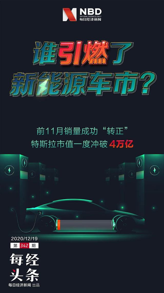 11月销量同比增长超1倍，特斯拉市值一度冲破4万亿元，谁引燃了新能源车市？