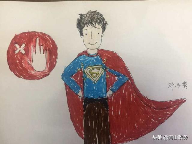 『超级宝妈』5岁萌宝用画寄思：爸爸我想你快点回来，我想你抱抱我