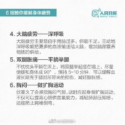 从疲劳到猝死仅6步！收好这份抗疲劳手册