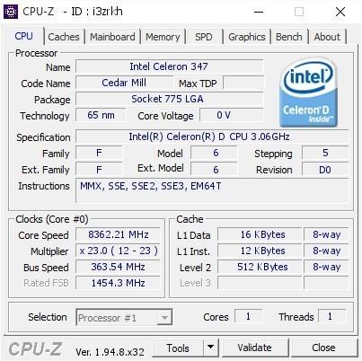 发布14年的古董级CPU超频到了8.4GHz