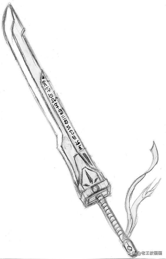 刀枪棍棒,斧钺钩叉,100种游戏武器的画法