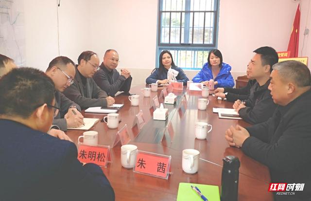 党委副书记李晖,纪委书记金立槟一行10人受邀赴浏阳市镇头镇土桥村