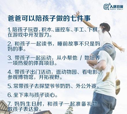 #超级宝妈#人民日报推荐给父亲的9个建议，智慧父母必读！