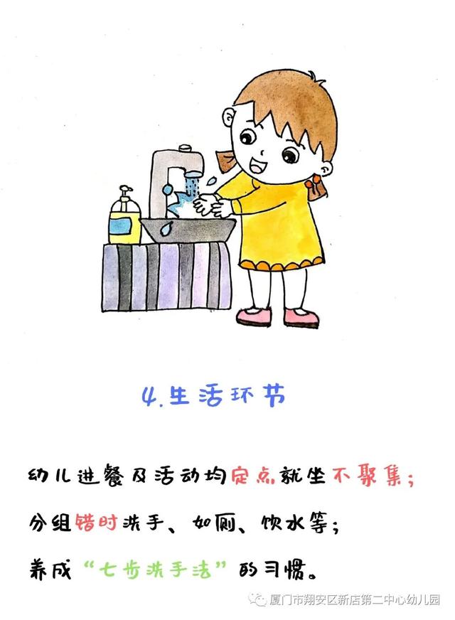 你的育儿经|翔安这所幼儿园不“疫”样的一日生活流程指南来啦！（手绘版）