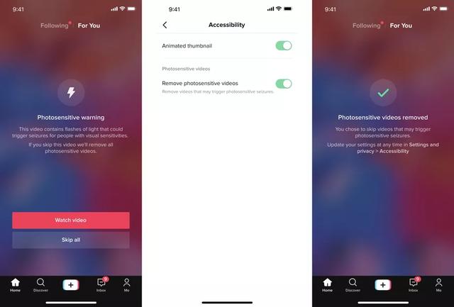 TikTok将在可能导致光敏性癫痫的视频中加入健康警告