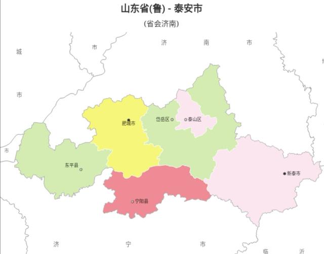 中国行政区划——山东省