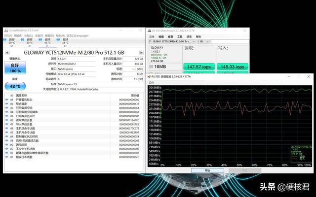 国产之光！入手光威弈512G M.2固态硬盘，实测后表现出彩