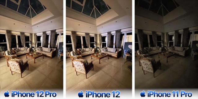 iPhone12/12Pro/11Pro拍照对比：差距明显