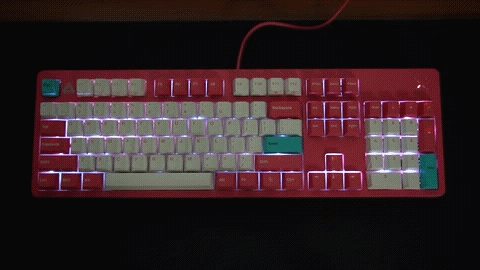 猛男配色版之 FIRSTBLOOD B27机械键盘