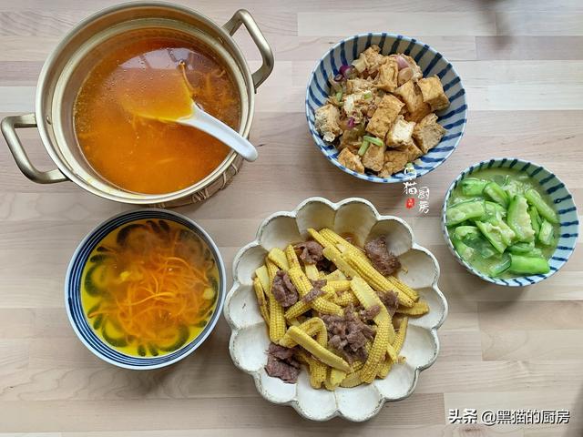 #你的育儿经#晒晒一线城市普通家庭母女俩的午餐，不精致但用心，孩子长个快