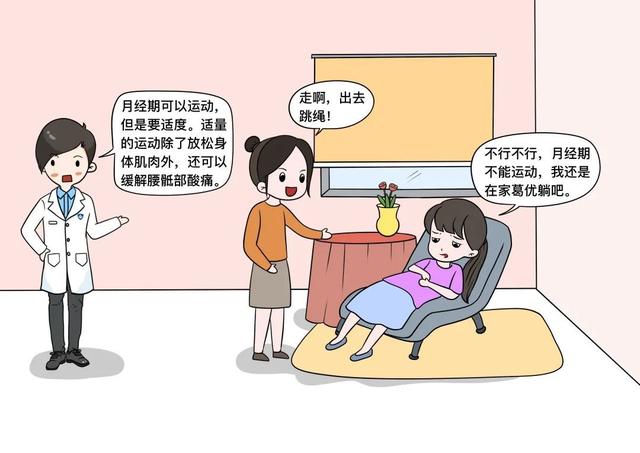 女生|月经期不能运动？