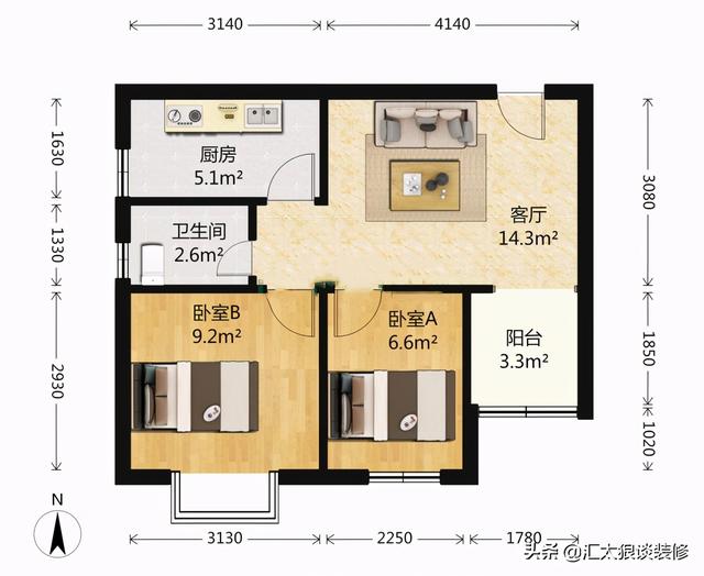 深圳小姐姐的59㎡小窝，太温馨舒适了，一个人住简直完美，羡慕