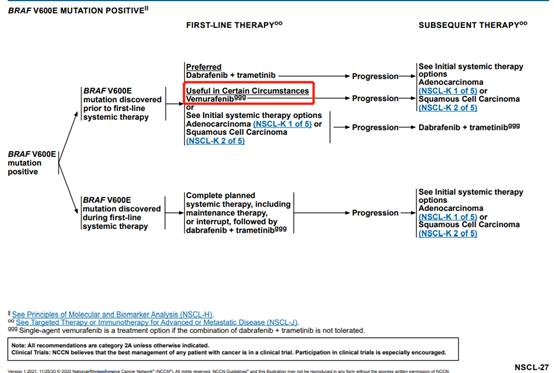 一文梳理 | 2021 V1 NCCN非小细胞肺癌更新要点