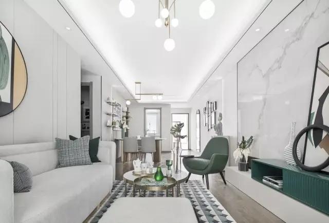 96平米的二居室，质感与时尚并存的北欧风装修