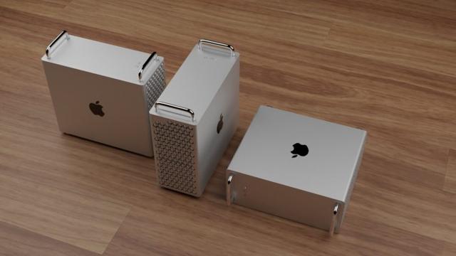 Apple Silicon Mac Pro概念图：机身尺寸较Intel芯片机型小巧得多