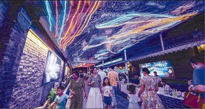 「人民网」古城夜色美