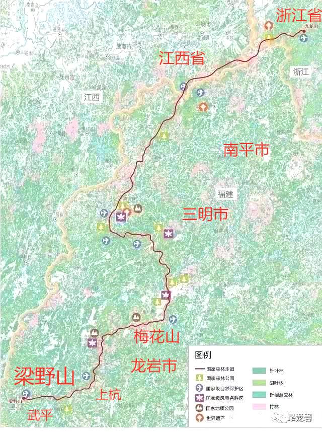 【玩乐足迹】超过福厦森林步道！来了解下从龙岩出发的武夷山国家森林步道全长
