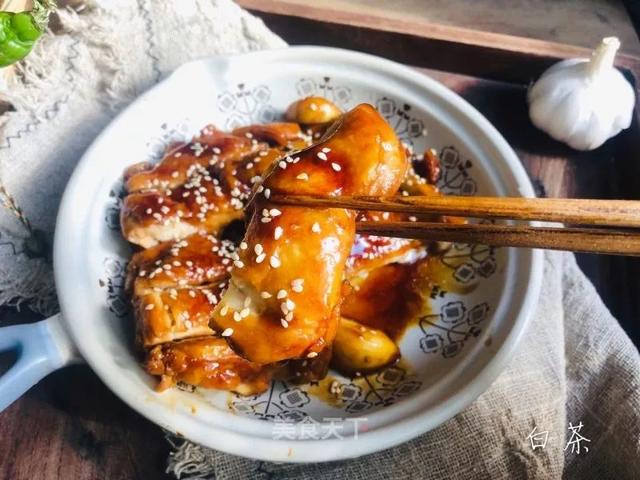 照烧鸡腿：做法很简单，肉嫩多汁超好吃