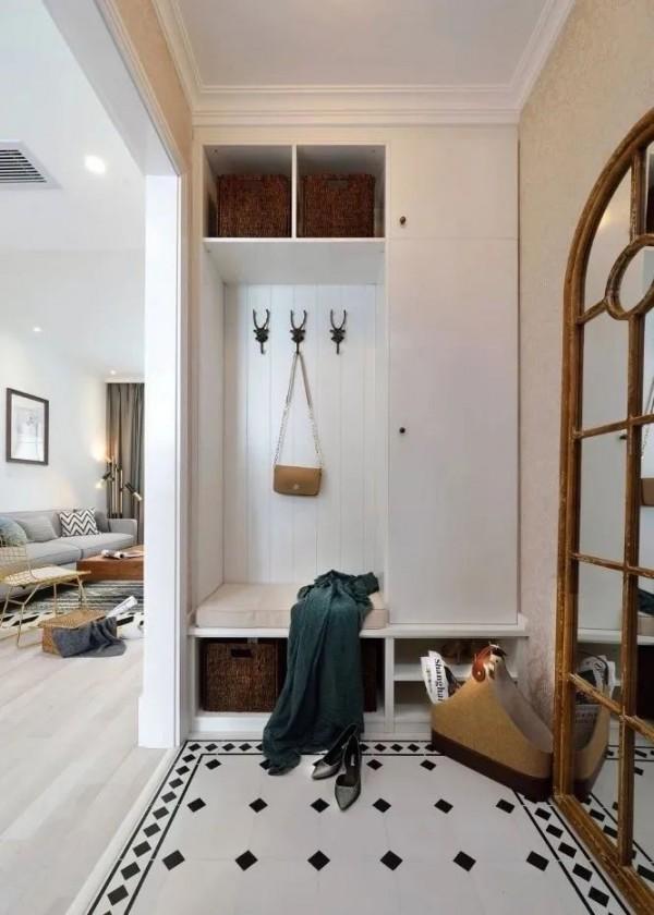 玄关|玄关只放鞋柜就落伍了，现在流行这样设计