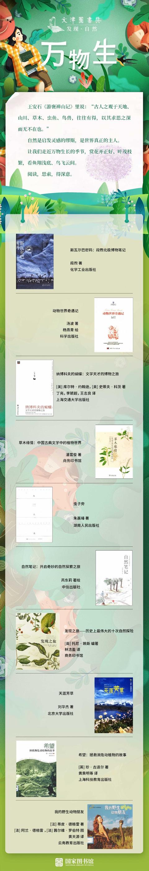 你的育儿经@4.23世界读书日,国家图书馆推出7类书单,播撒智慧的种子