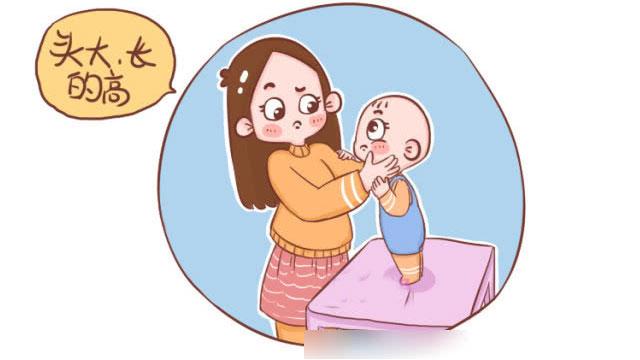 你的育儿经▲这种头型的宝宝，以后个头低不了，中了就偷着乐吧！