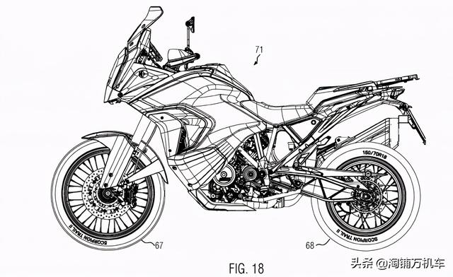 KTM 1290 SuperAdventure R新专利解读